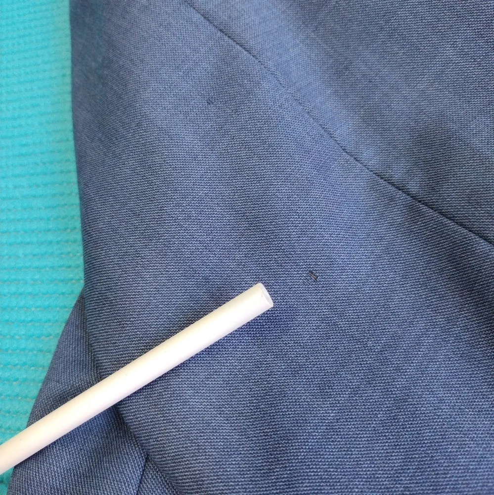 Dkny Men's 100% Wool Natural Stretch Suit Jacket Blue Size 40L